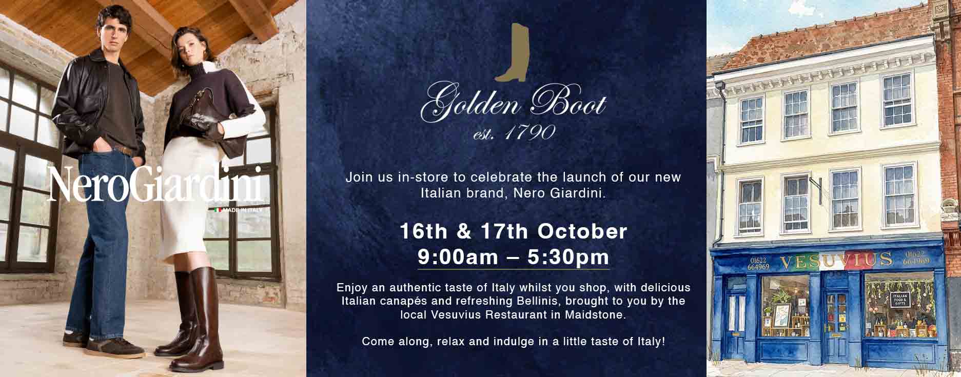 Nero Giardini launch event, 16th & 17th October 2026