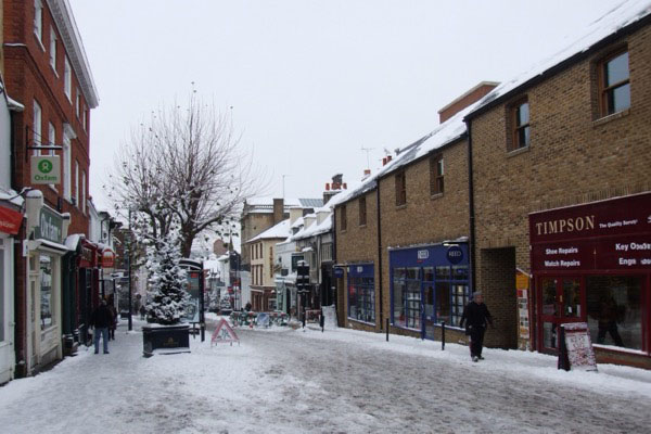 Restaurants along Earl Street, Maidstone