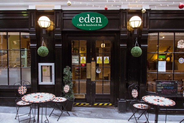 Coffee and sandwiches at Eden, Royal Star Arcade
