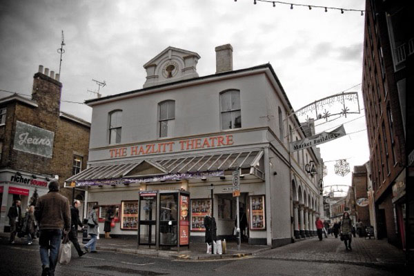 The auditorium of the Hazlitt Theatre, Maidstone