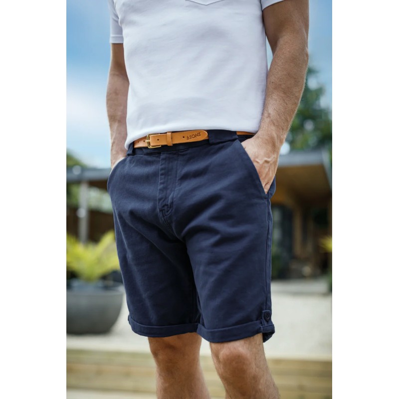 &Sons Virgil Chino Shorts - Navy