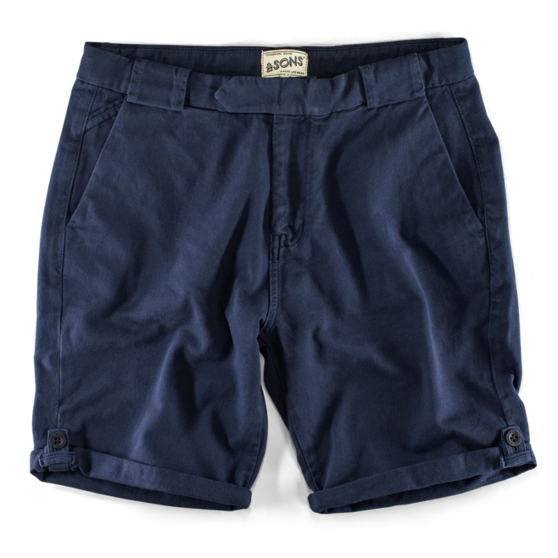 &Sons Virgil Chino Shorts - Navy
