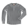 &Sons Jasper Waffle Henley - Grey