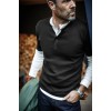 &Sons New Elder Henley Short Sleeve Shirt - Black