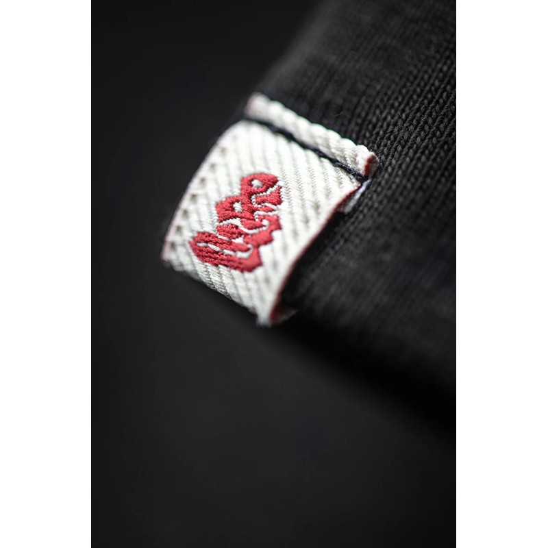 &Sons New Elder Henley Short Sleeve Shirt - Black