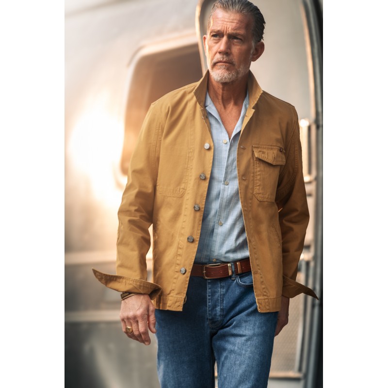 &Sons Ryder Hardwear Canvas Jacket - Tan &Sons Ryder Hardwear Canvas Jacket - Tan