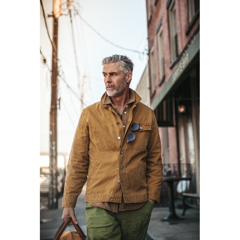 &Sons Ryder Hardwear Canvas Jacket - Tan &Sons Ryder Hardwear Canvas Jacket - Tan