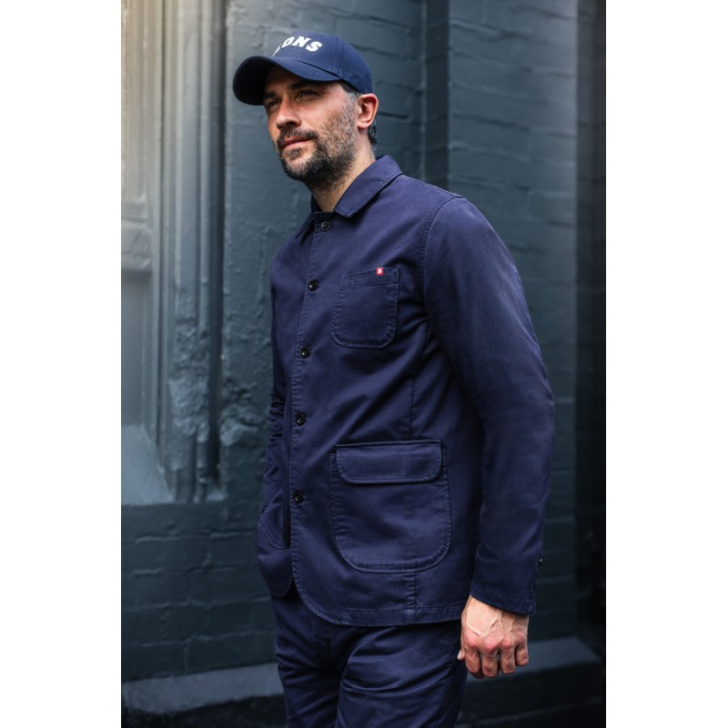 &Sons Hemingway Suit Jacket - Navy