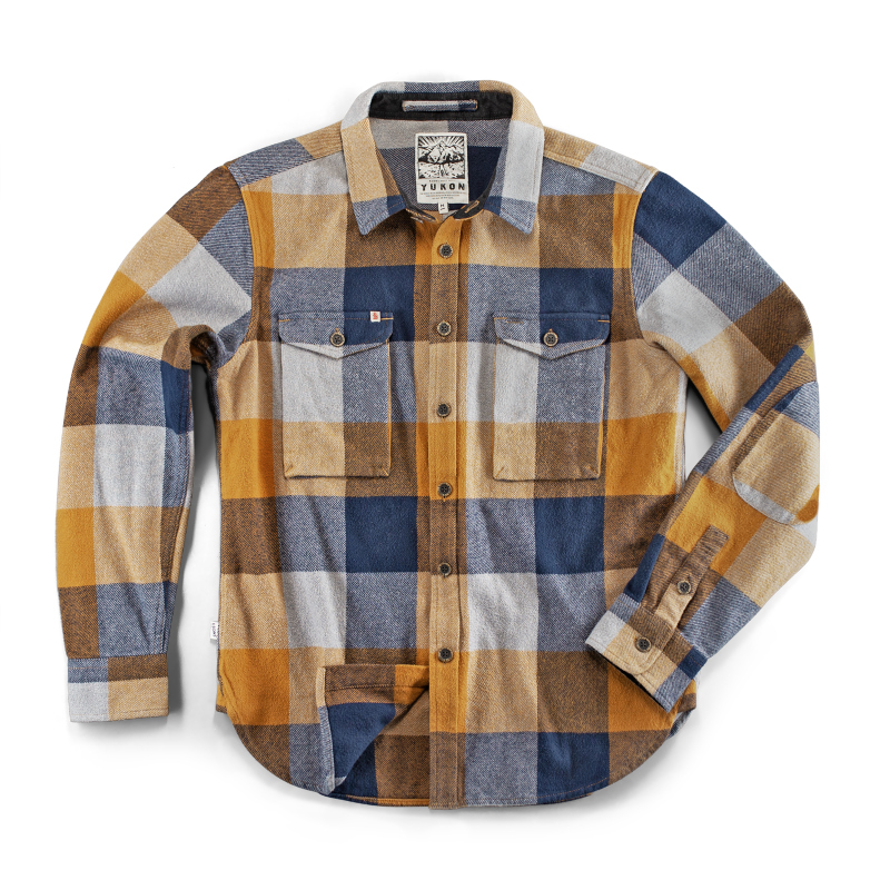&Sons Big Yukon Flannel Check Shirt - Tan