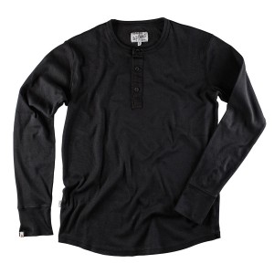 &Sons The New Elder Henley Shirt - Black