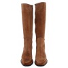 2748 Knee High Boots - Tan Suede