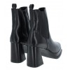 2751 Heeled Ankle Boots - Black Leather