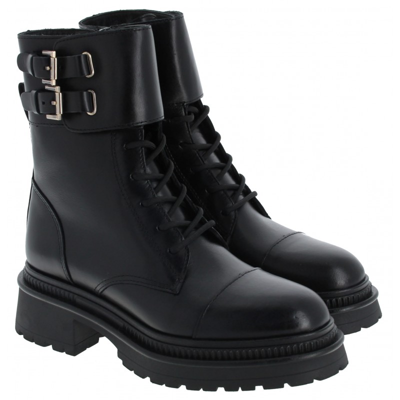 2723 Ankle Boots - Black Leather