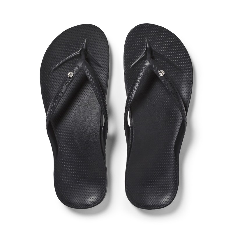 Classic Arch Support Flip Flop - Crystal Black