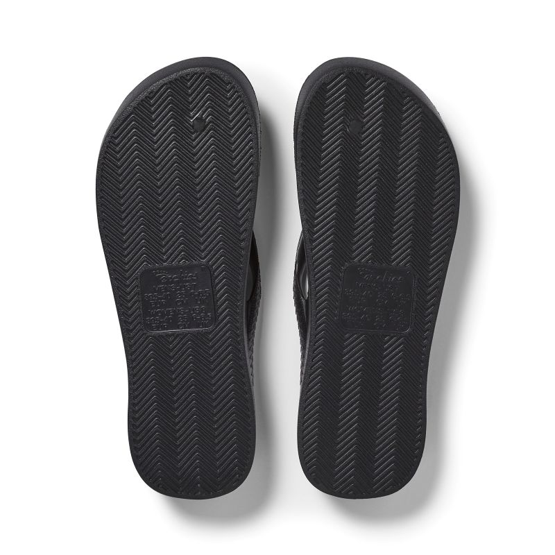 Footwear Classic Arch Support Flip Flop - Black