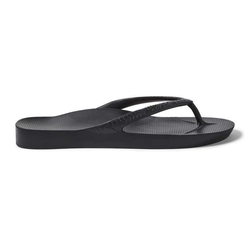 Footwear Classic Arch Support Flip Flop - Black