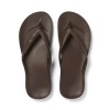 Footwear Classic Arch Support Flip Flop - Brown