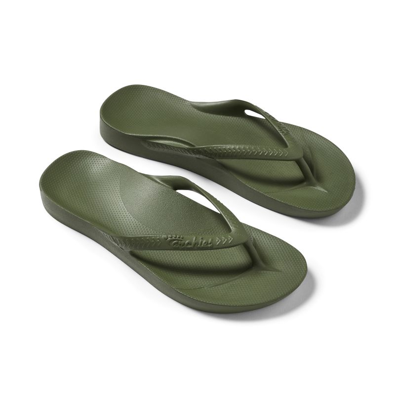 Footwear Classic Arch Support Flip Flop - Olive