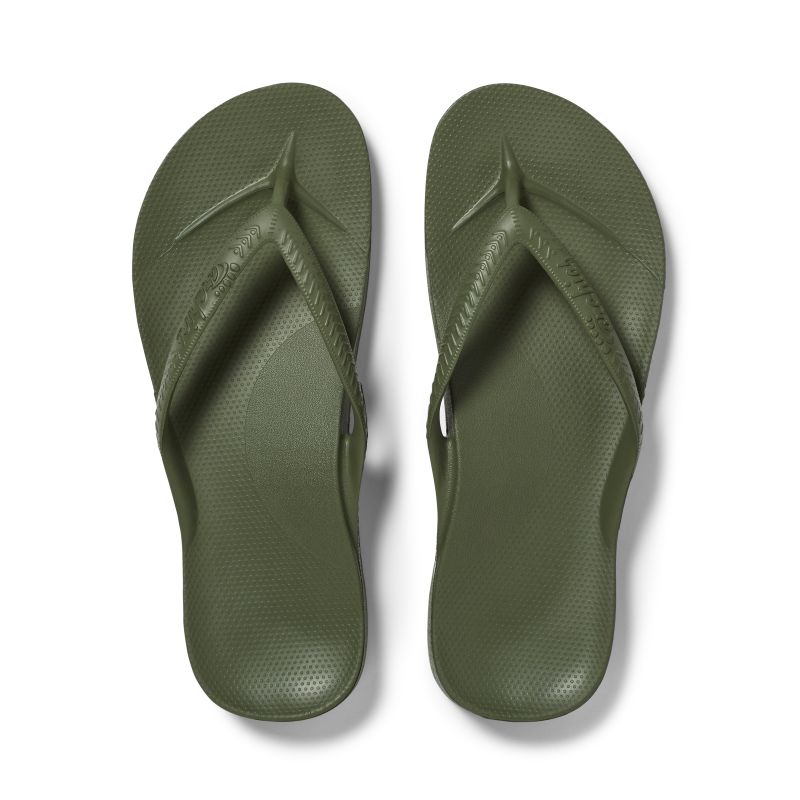 Footwear Classic Arch Support Flip Flop - Olive
