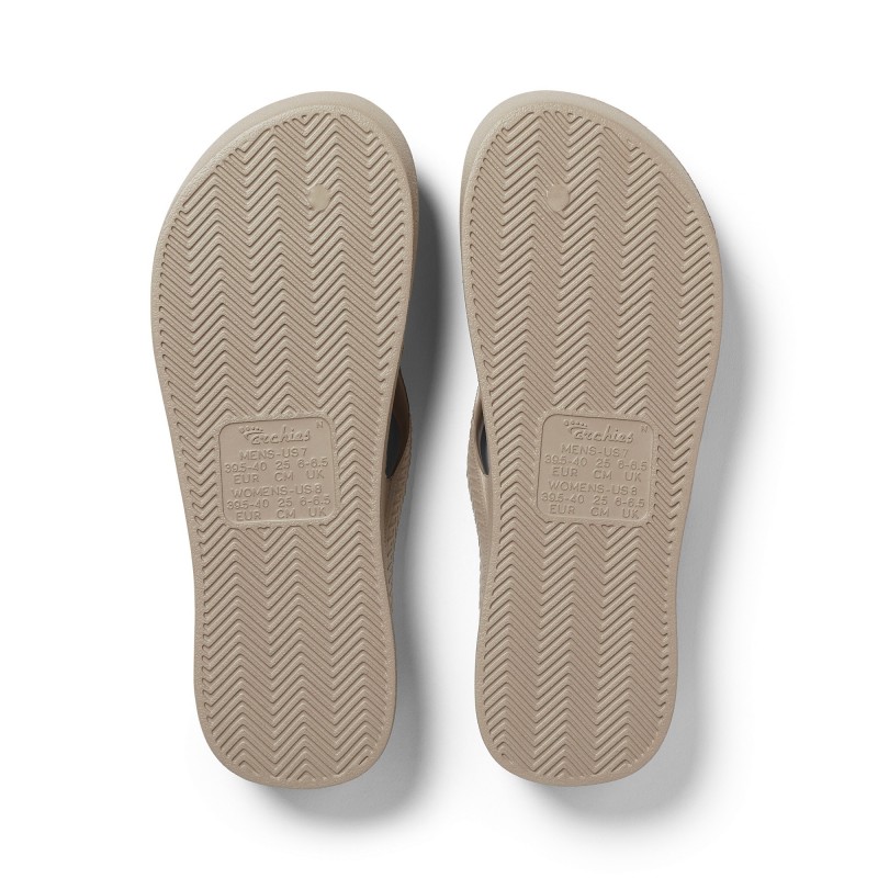 Classic Arch Support Flip Flop - Crystal Taupe