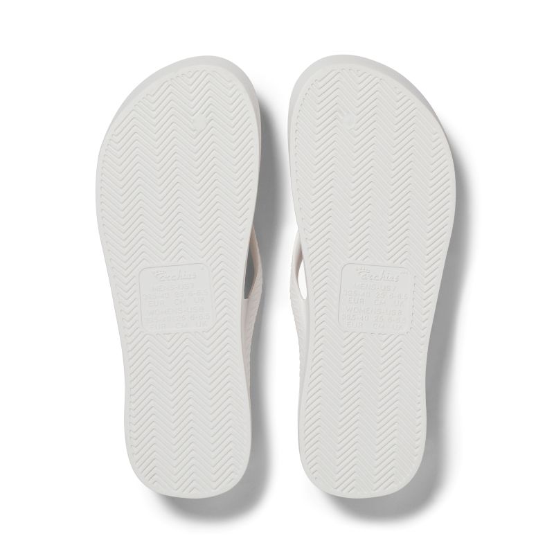 Classic Arch Support Flip Flop - White