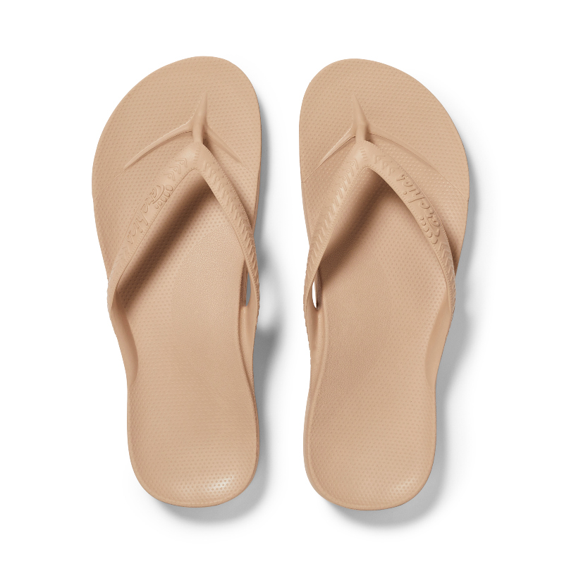 Classic Arch Support Flip Flop - Tan