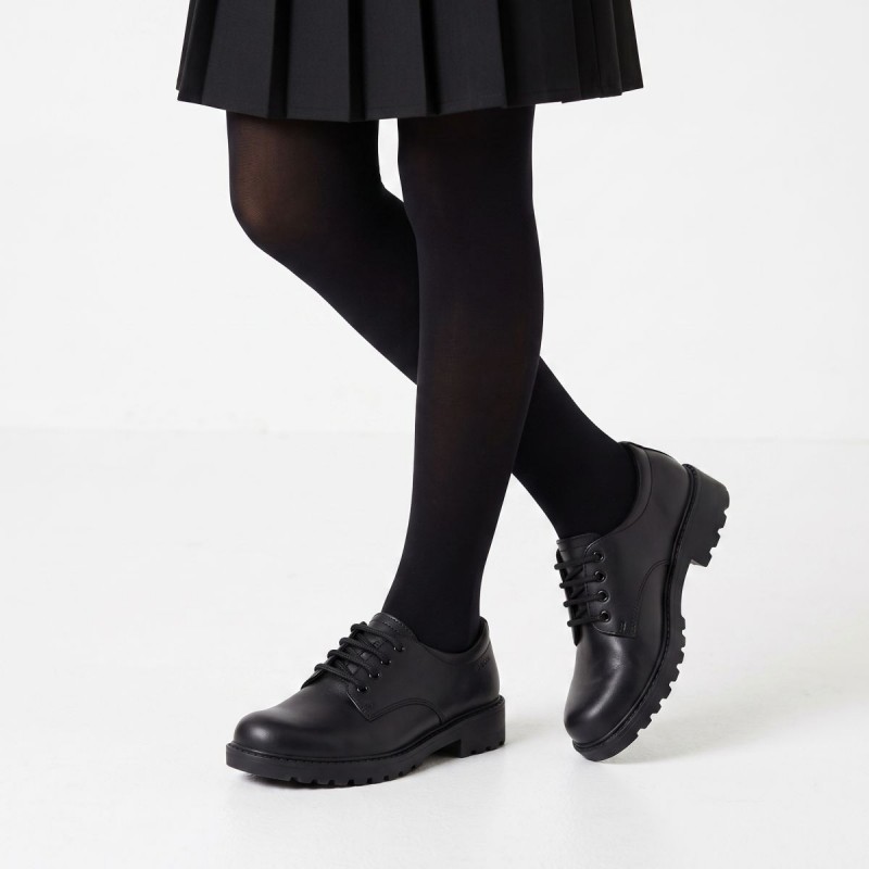 Casey GC J0420C School Shoes - Black Leather Casey GC J0420C School Shoes - Black Leather