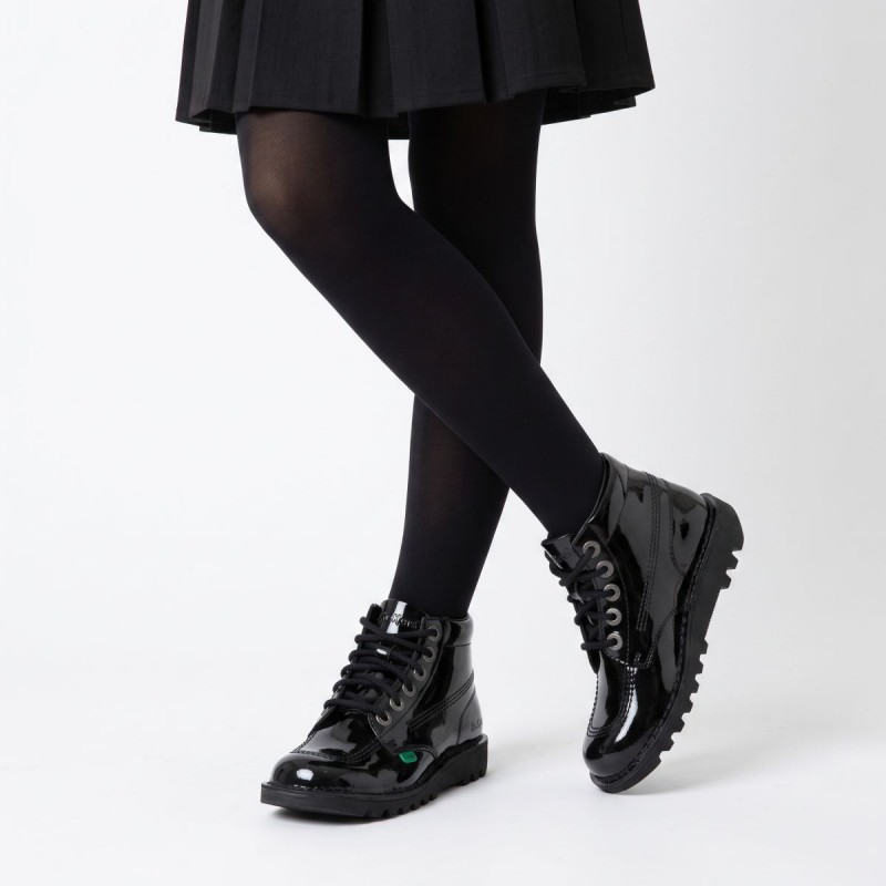 Kick Hi Core Womens - Black Patent Kick Hi Core Womens - Black Patent
