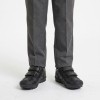 Savage A J0424A School Shoes - Black Leather
