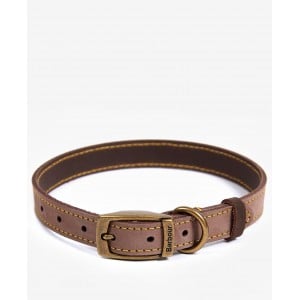 Barbour Leather Dog Collar DAC0002 - Brown 