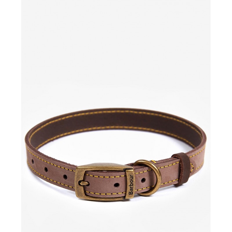 Leather Dog Collar DAC0002 - Brown