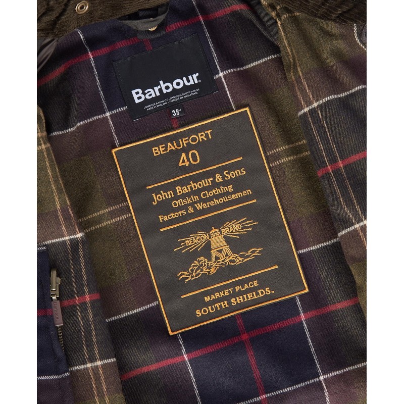 Beaufort 40th Anniversary Wax Jacket MWX2254 - Olive