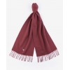 Plain Lambswool Scarf USC0008 - Port Red