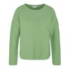 Marine Knitted Jumper LKN1423 - Green Cotton
