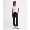 Otterburn Stripe T-Shirt LTS0555 - Shell Pink Cotton