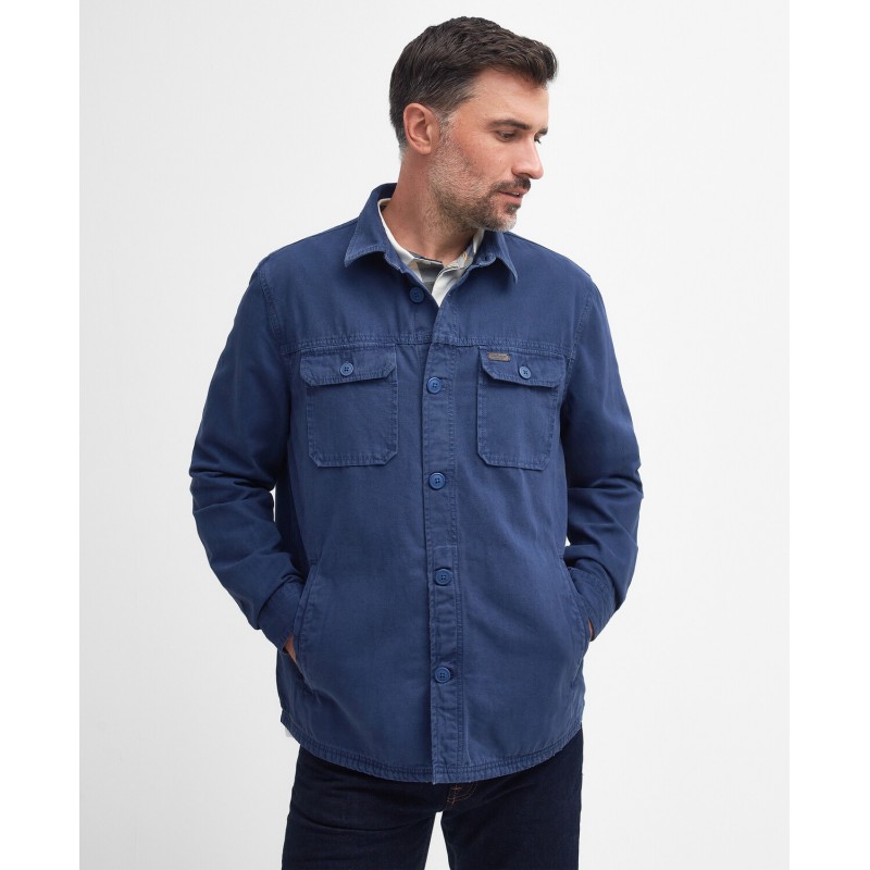 Swindale Overshirt MOS0355 - Blue Cotton