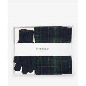 Barbour Tartan Scarf & Glove Set MGS0018 - Tartan Textile