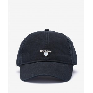 Barbour Cascade Sports Cap MHA0274 - Black Cotton Barbour Cascade Sports Cap MHA0274 - Black Cotton