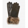 Ambush Wax Leather Gloves LGL0104 - Olive / Brown