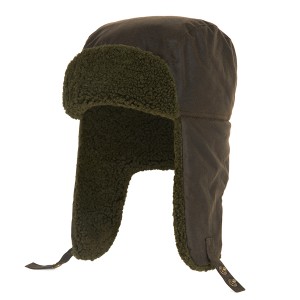 Barbour Morar Wax Trapper MHA0710 Hat - Green Textile