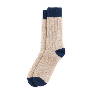 Barbour Houghton MSO0091 Socks - Stone / Navy