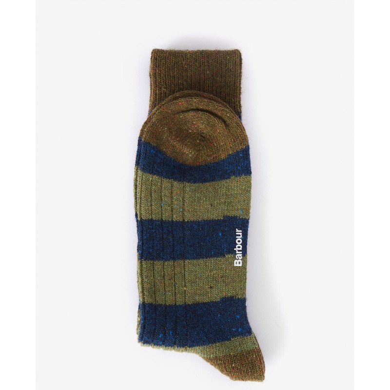 Houghton Stripe Socks MSO0170 - Green