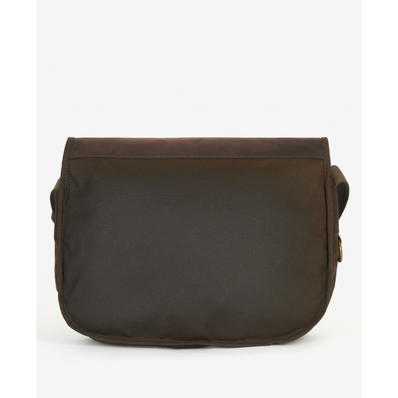 Wax Leather Tarras Bag UBA0003 - Green Waxed Cotton