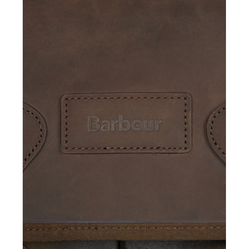 Wax Leather Tarras Bag UBA0003 - Green Waxed Cotton