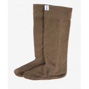 Barbour Fleece Wellington Socks UFA0006 - Green