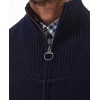 Nelson Essential Full Zip Jumper MKN1498 - Classic Navy Wool