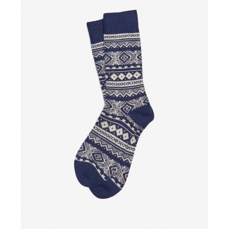 Onso Fairisle Socks MSO0126 - Navy