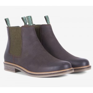 Barbour Farsley Chelsea Boots MFO0244 - Brown Leather