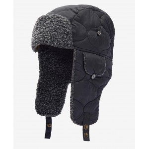 Barbour Sandbay Quilted Trapper MHA0712 - Black 