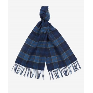 Barbour Tartan Lambswool Scarf USC0001 - Tartan Midnight Textile